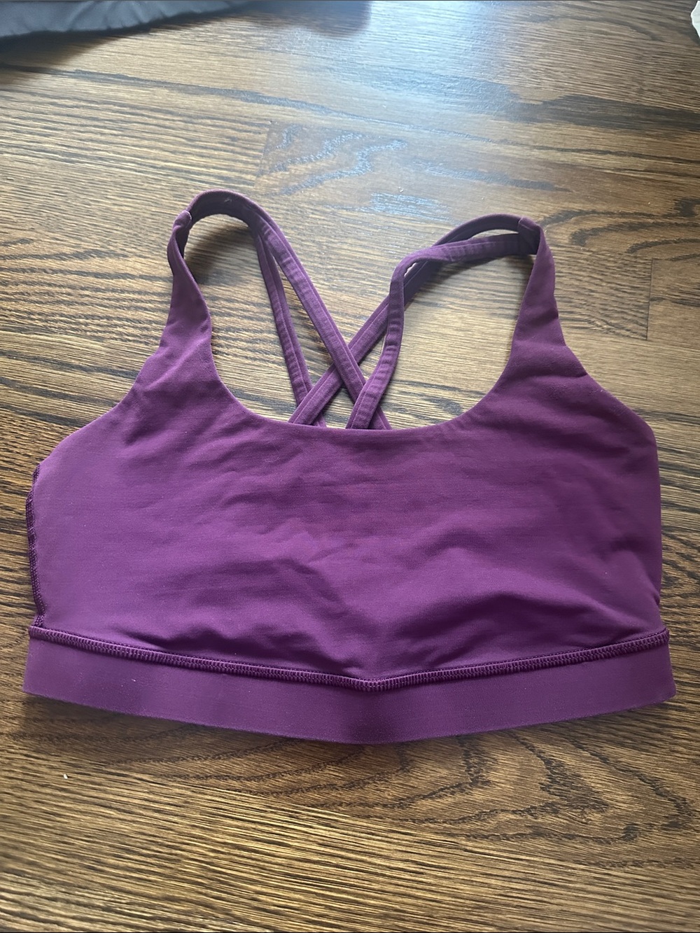 lululemon athletica Plum Crisscross Sports Bra